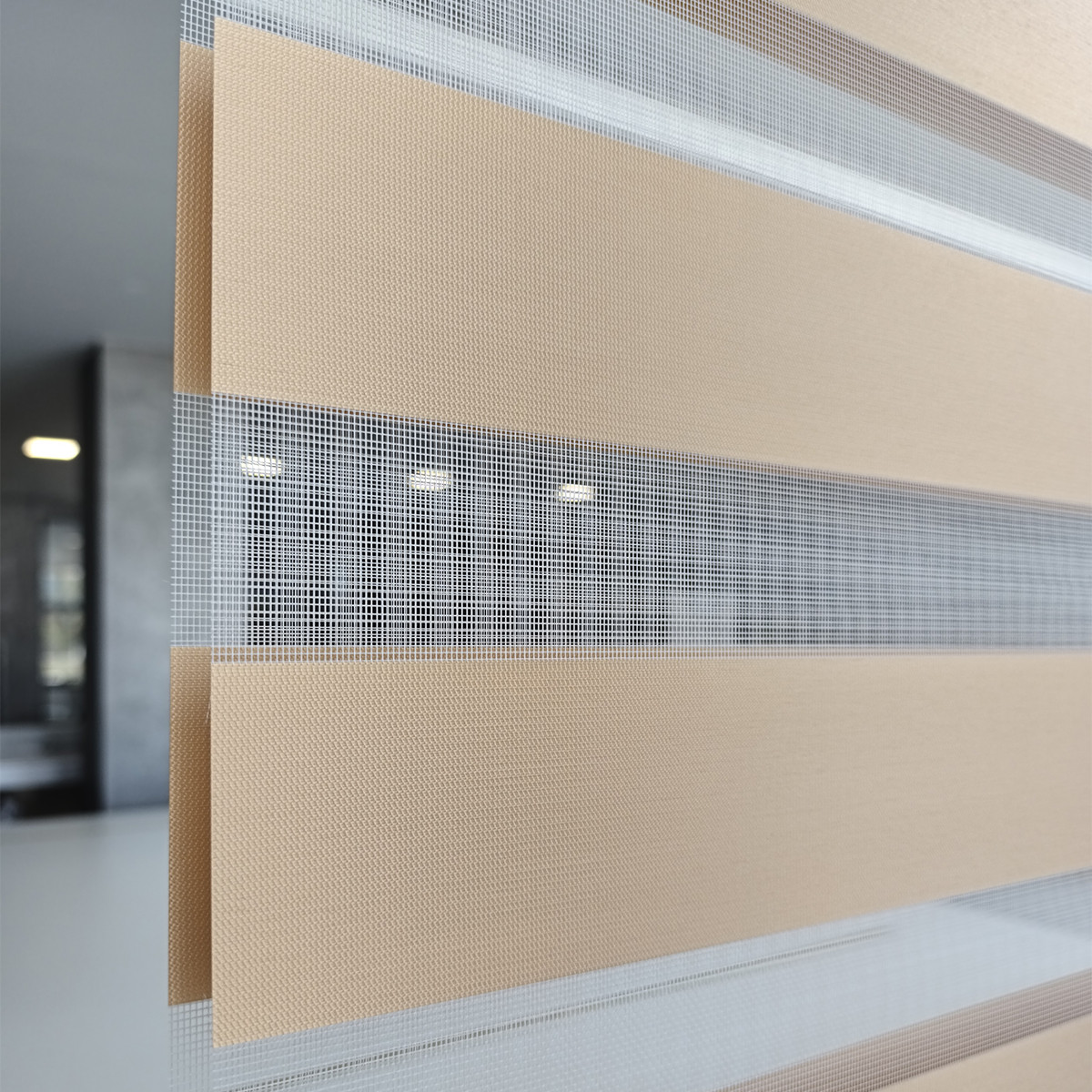 Διπλό ρόλερ Zebra  V3 Μπέζ Σκούρο ΖΑ5